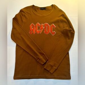 Junk Food Clothing AC/DC Men's Long Sleeve Shirt XL NWT
